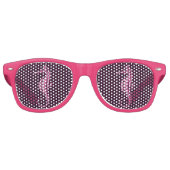 Lunettes De Fête Retro Rose hippocampe (Devant)