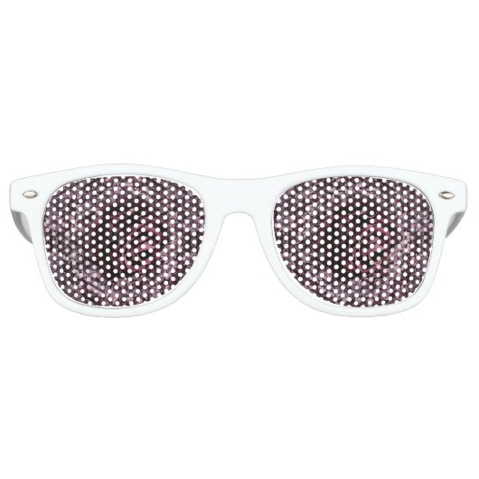 Lunettes De Fête Retro Rose Mandala (Devant)