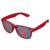 Lunettes De Fête Retro Rose rouge de Lancaster (Angulaire)