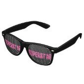 Lunettes De Fête Retro Rose superstar (Angulaire)