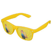 Lunettes De Fête Retro Rosie Le Style Rétro Riveter (Angulaire)