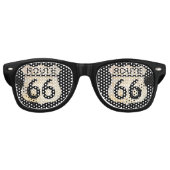 Lunettes De Fête Retro Route 66 (Devant)