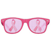 Lunettes De Fête Retro Ruban rose (Devant)
