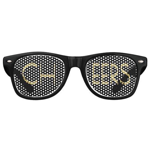 LUNETTES DE FÊTE RETRO SANTÉ (Devant)