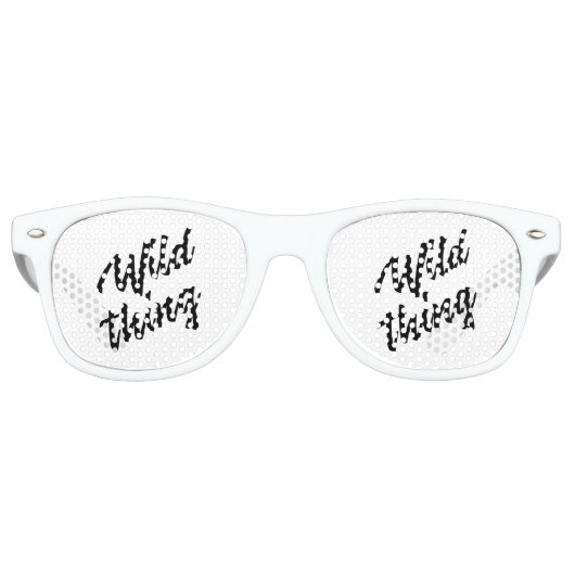 LUNETTES DE FÊTE RETRO SAUVAGE (Devant)