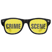Lunettes De Fête Retro Scène criminelle (Devant)