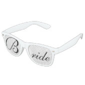 Lunettes De Fête Retro Shades du parti BRIDE (Angulaire)