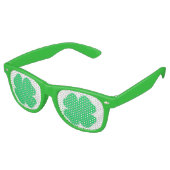 Lunettes De Fête Retro Shamrock de la Saint Patrick (Angulaire)