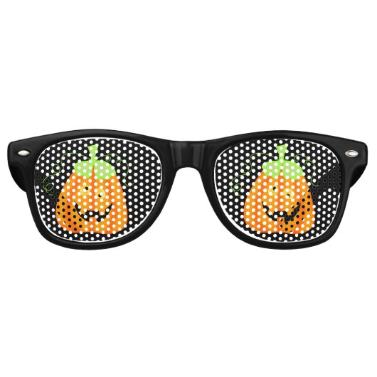 Lunettes De Fête Retro Silencieux Halloween Citrouille Party Sunglass Sha (Devant)