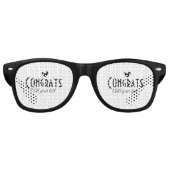 Lunettes De Fête Retro Simple congratulation graduation add your (Devant)