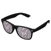 Lunettes De Fête Retro Simple monogramme ajouter votre nom lettre man min (Angulaire)