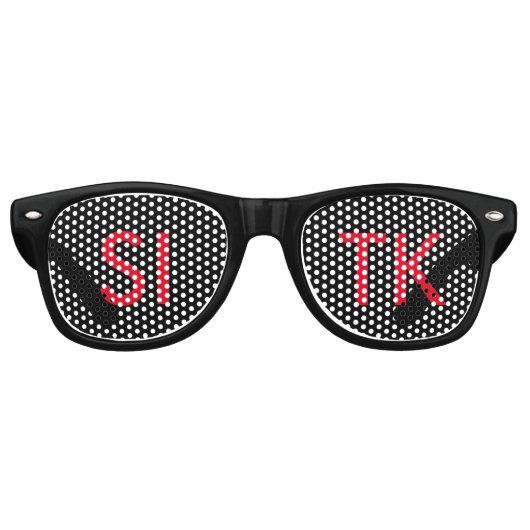 LUNETTES DE FÊTE RETRO SITK (Devant)