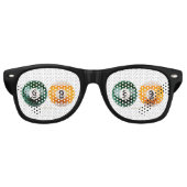 Lunettes De Fête Retro SlipperyJoe's 69 table de billard dur deux billiar (Devant)
