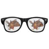 Lunettes De Fête Retro SlipperyJoe's Thanksgiving gobble responsibly live (Devant)