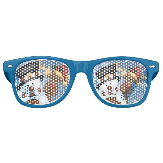 Lunettes De Fête Retro Snowman (Devant)