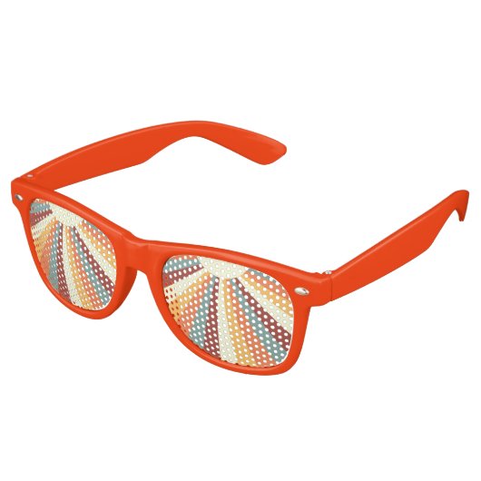 Lunettes De Fête Retro Soleil Sun Ray Retro Bohemian (Angulaire)