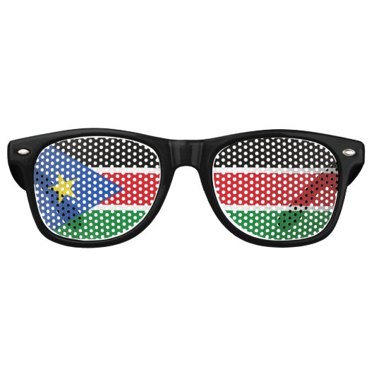 Lunettes De Fête Retro Soudan du Sud (Devant)