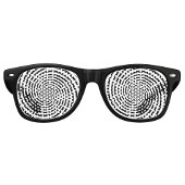 Lunettes De Fête Retro Spirale rétro Dizzy Hypnose