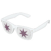 Lunettes De Fête Retro Stars (Angulaire)
