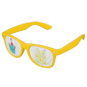 Lunettes De Fête Retro Summer Sand Castle Bucket Pail Beach Party (Angulaire)