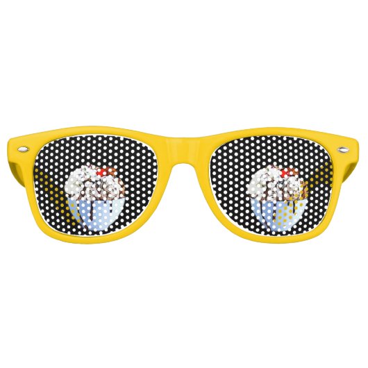 Lunettes De Fête Retro Sundae dans un bol (Devant)