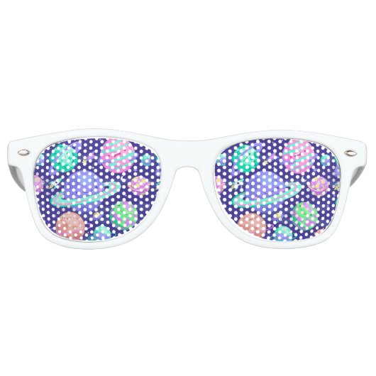 Lunettes De Fête Retro Système solaire (Devant)