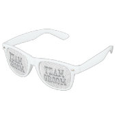 Lunettes De Fête Retro Team Groom Western Grey (Angulaire)