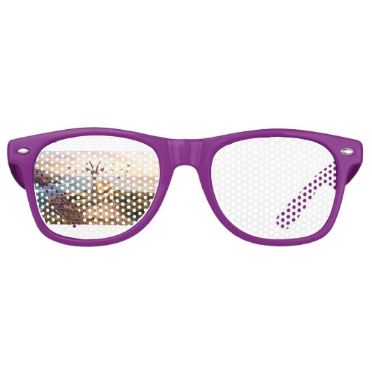 Lunettes De Fête Retro Tendance (Devant)