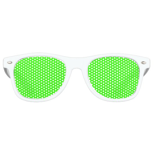 Lunettes De Fête Retro Tendance couleur 2022-VERT (Devant)