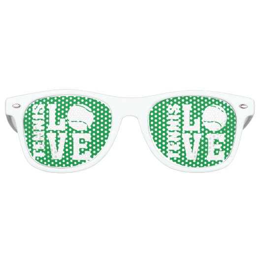 Lunettes De Fête Retro Tennis Party Shades (Devant)