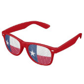 Lunettes De Fête Retro Texas Flag - Texan Pride (Angulaire)
