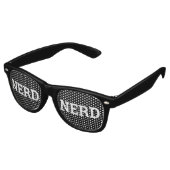 Lunettes De Fête Retro Tons rétro nerd / Fun Party (Angulaire)