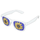 Lunettes De Fête Retro 'Tournesol 3' (Angulaire)