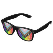 LUNETTES DE FÊTE RETRO TOUS LES LGBTQ+ INCLUS (Angulaire)