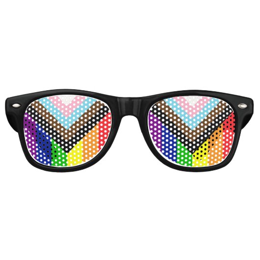 LUNETTES DE FÊTE RETRO TOUS LES LGBTQ+ INCLUS (Devant)