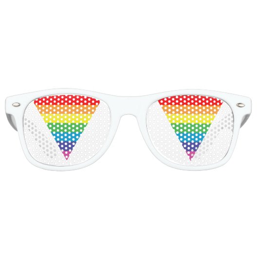 Lunettes De Fête Retro triangle arc (Devant)