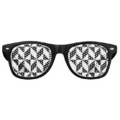 LUNETTES DE FÊTE RETRO TRIANGLES ABSTRAITS (Devant)