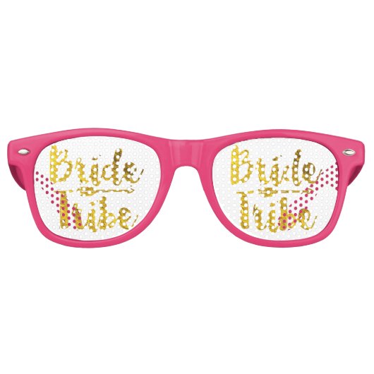 Lunettes De Fête Retro Tribe de mariée (Devant)