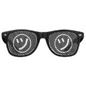 Lunettes De Fête Retro ㋡ Tsu Kana Katakana Smiling Emoji / Emoticon (Devant)