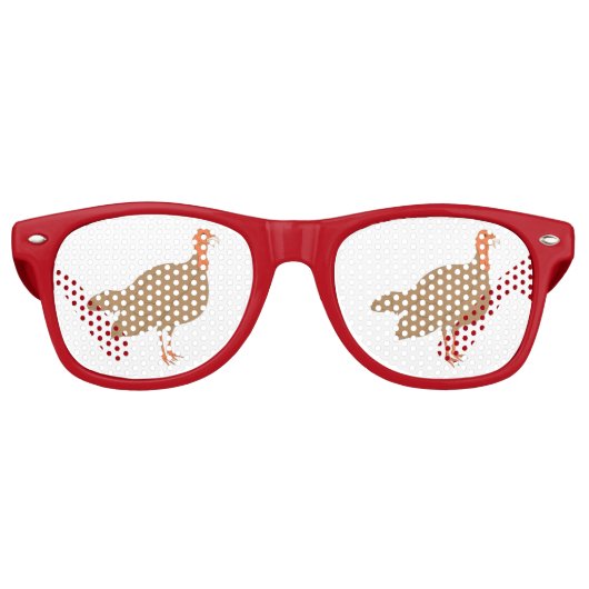 Lunettes De Fête Retro Turquie Brown (Devant)