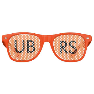 Lunettes De Fête Retro UBRS Party Shades ! ORANGE