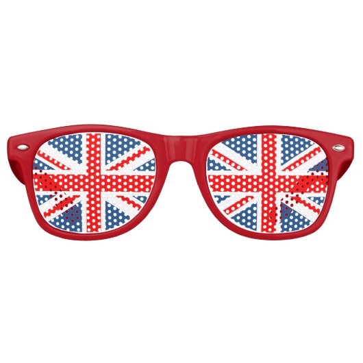 Lunettes De Fête Retro Union Jack (Devant)