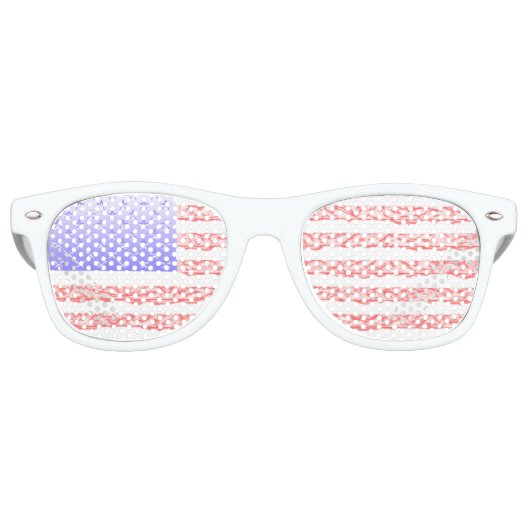 LUNETTES DE FÊTE RETRO USA (Devant)