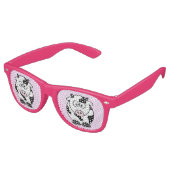 Lunettes De Fête Retro Vache drôle (Angulaire)