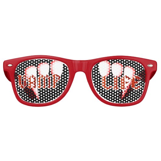 Lunettes De Fête Retro Vamplife Vampire Fangs (Devant)