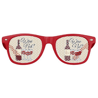 Lunettes De Fête Retro Verre de rose rouge pinot d'alcool de raisins de