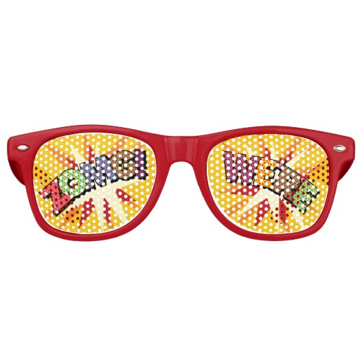 Lunettes De Fête Retro Verres ZOMG (Devant)