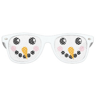 Lunettes De Fête Retro Visage de neige