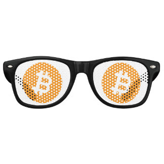 Lunettes De Fête Retro Vitres de la fête du Bitcoin