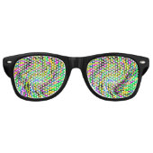 Lunettes De Fête Retro Vortex psychédélique (Devant)